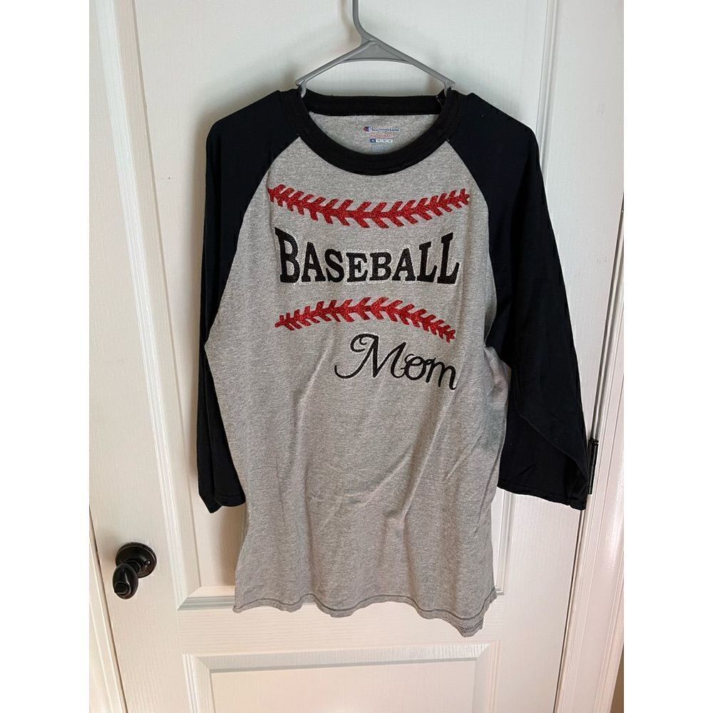 Champion Authentic Baseball Mom Xl